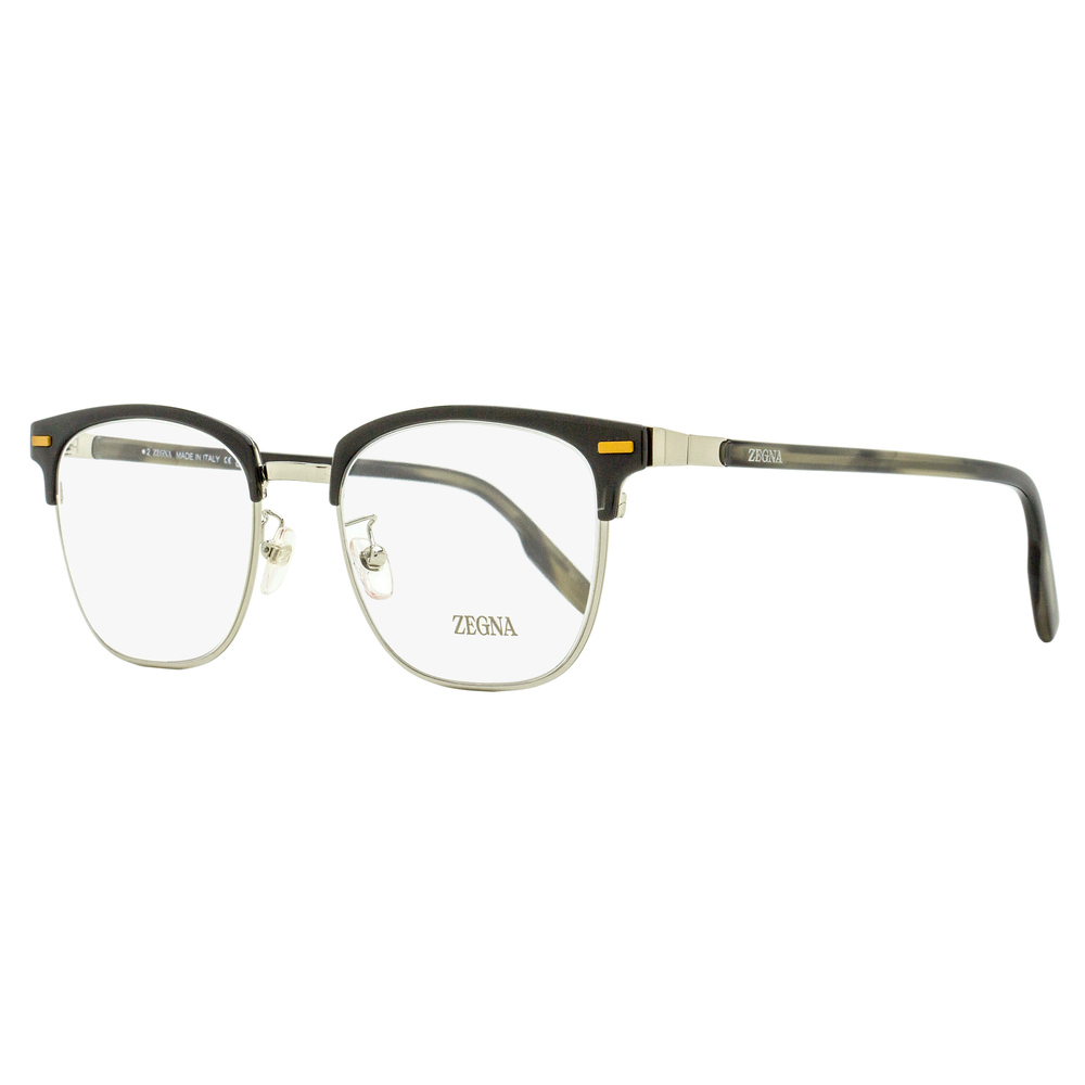 Zegna Browline Leggerissimo Eyeglasses EZ5250-H 020 Palladium/Gray 52mm